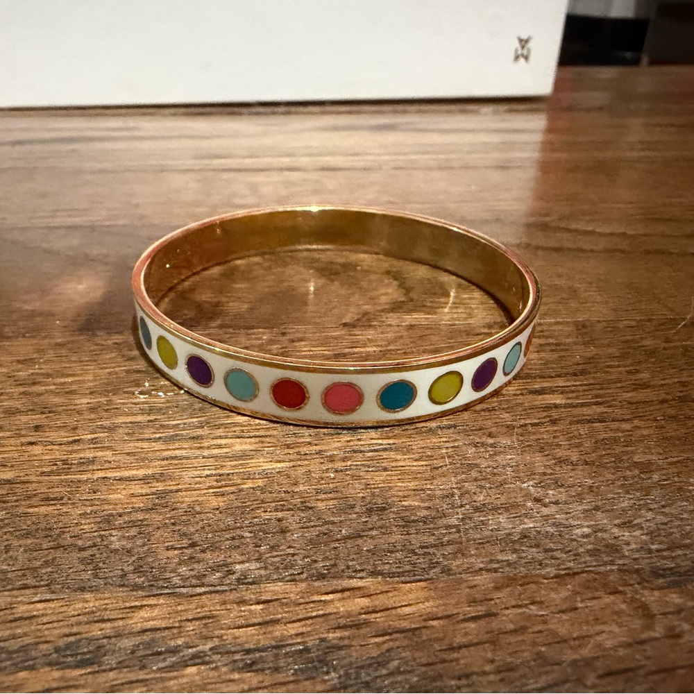 Kate Spade New York Multicolor Polka Dot Bangle Bracelet